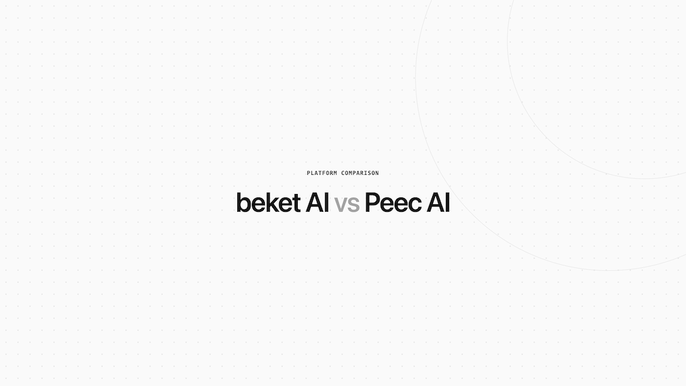 beket.ai vs Peec AI: One Prompt Pool, Split Five Ways
