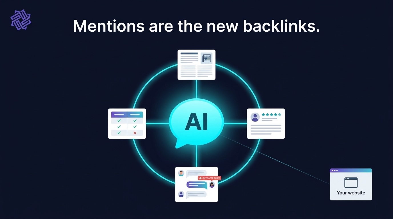 Mentions are new backlinks in AI world